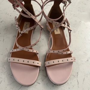 Valentino Love Latch Cross Strap Sandals 36.5